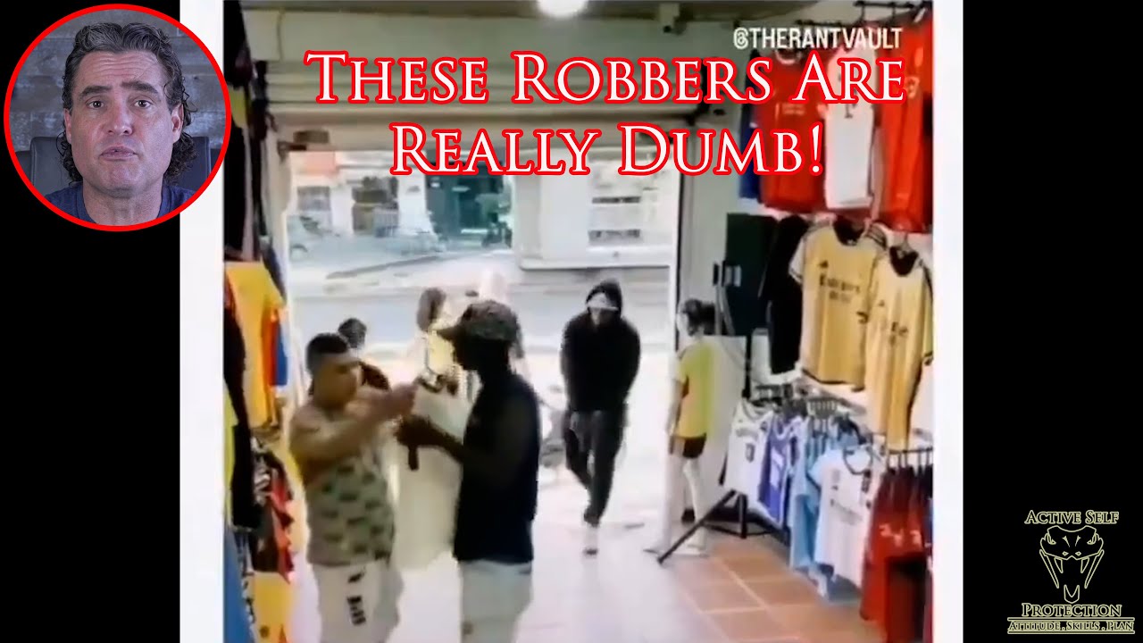 Shopkeep Makes Armed Robbers Look Like Fools