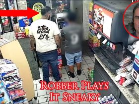 Sneaky Armed Robber Gives Plenty of Chances To Turn The Tables