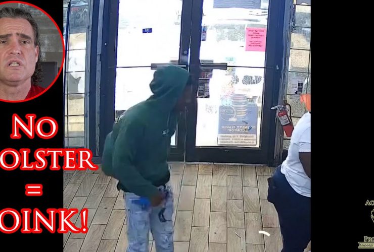 Open Carrier Makes Stealing Her Pistol Too Easy