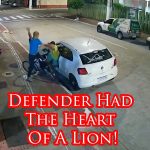Defender Fights Armed Carjacker And Comes Out On Top