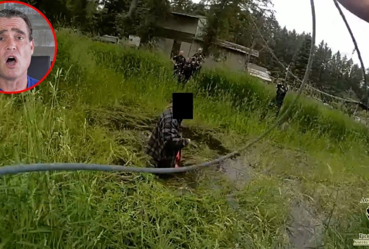 Deputy Uses Lasso To End The Threat!