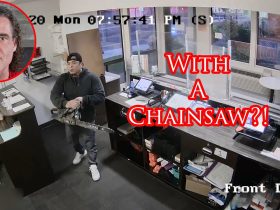 Police Forced To Stop Man Who Attacked Motel With Chainsaw