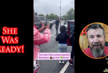 Protective Mama Has to Step Between Her Family And Mentally Unstable Carjacker