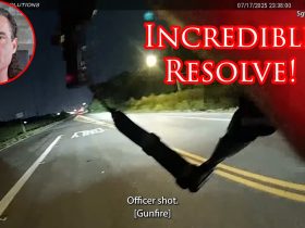 Houston Cop Shows Great Heart After Being Hit By Perp