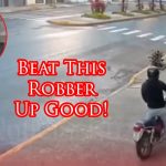 Amazing Defender Puts a Beating on Surprised Robber