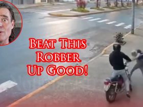 Amazing Defender Puts a Beating on Surprised Robber