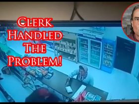 Clerk Outshoots Armed Robber on Video
