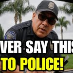 Cops Ask About Your Gun? Say THIS or Risk a Felony