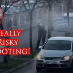 Robbery Turns Into Scary Gunfight For Bystanders!