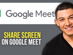 How to Share Screen on Google Meet