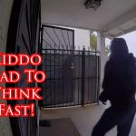 Scary Home Invasion Attempt Caught on Camera Stopped By Astute Kid!