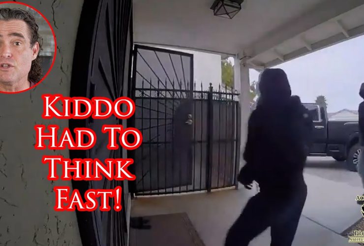 Scary Home Invasion Attempt Caught on Camera Stopped By Astute Kid!