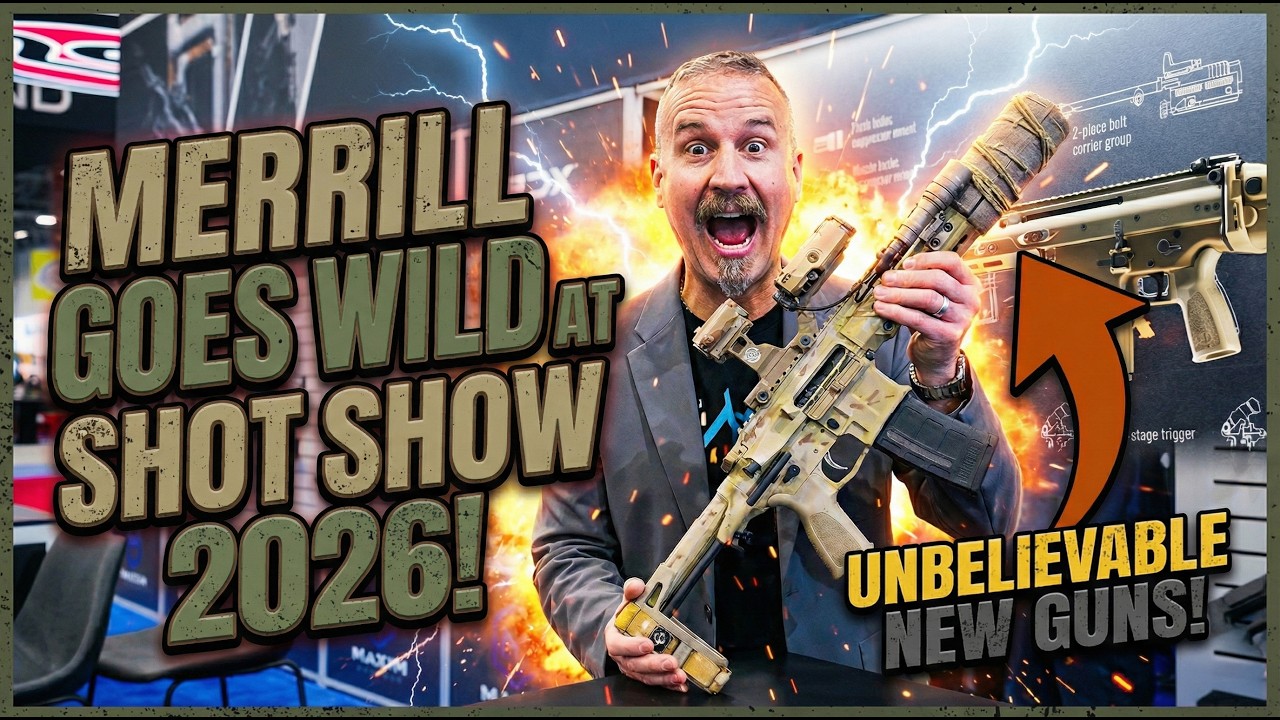 Dave Merrill Goes Wild at SHOT Show 2026 | SCAR Is Back, PKM Returns, SAK21, Giggle Guns Everywhere. Dave Merrill Goes Wild at SHOT Show 2026 | SCAR Is Back, PKM Returns, SAK21, Giggle Guns Everywhere.