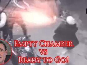 Defender Beats Robber By Smallest Margin to Stop the Threat