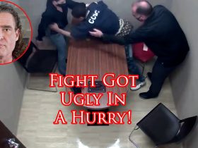 Distraught Suspect Goes For Officer’s Gun!