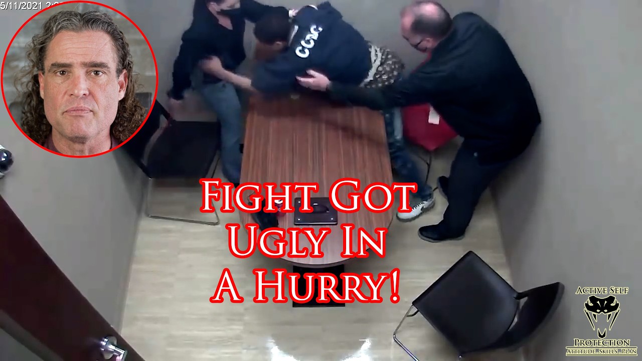 Distraught Suspect Goes For Officer’s Gun!