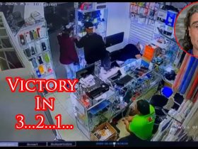 Clerk Waits His Turn To Wreck Armed Robbers