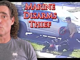 Marine WRECKS Armed Robber | Active Self Protection
