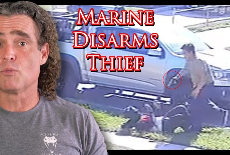 Marine WRECKS Armed Robber | Active Self Protection