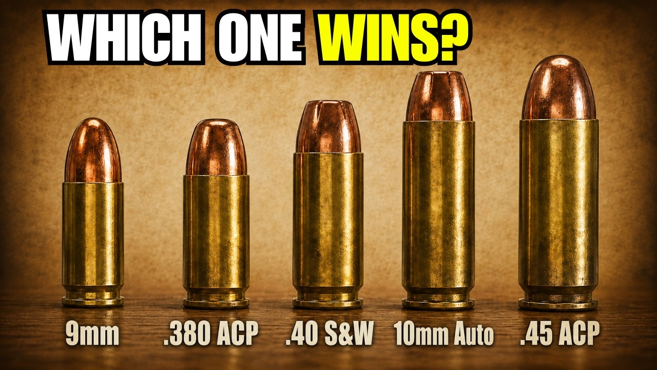 9mm vs .380, .40, .45, and 10mm: The Carry Caliber Fight!