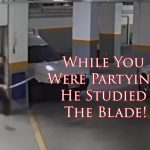 Katana-Wielding Defender Sends Bike Thieves Scurrying!