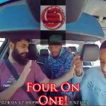 Driver Forced To Deal With Multiple Armed Robbers