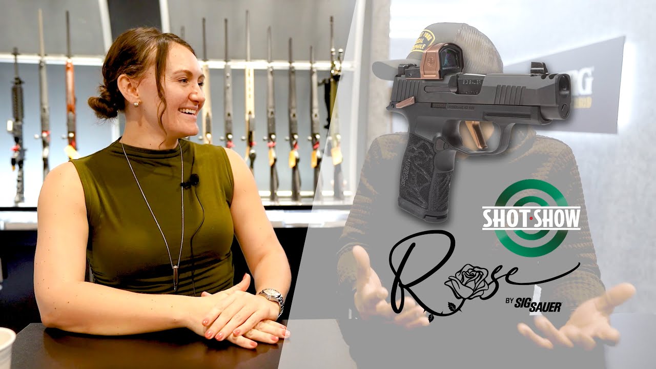 Lena Miculek at SHOT Show 2025  | 10x World Champ and Founder of ROSE by Sig Sauer