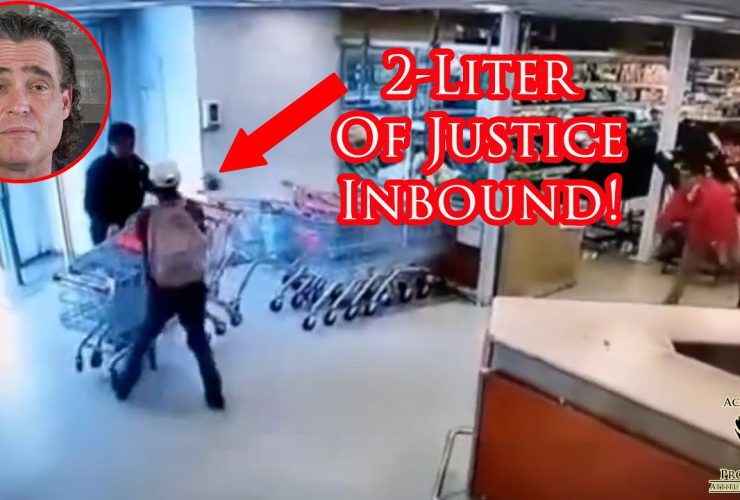 Clerk Knocks Shoplifter Out COLD!