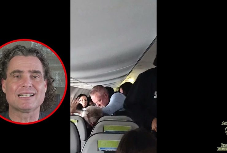 Flight Attendant Puts A Beating On Man Who Attacked A Fellow Passenger