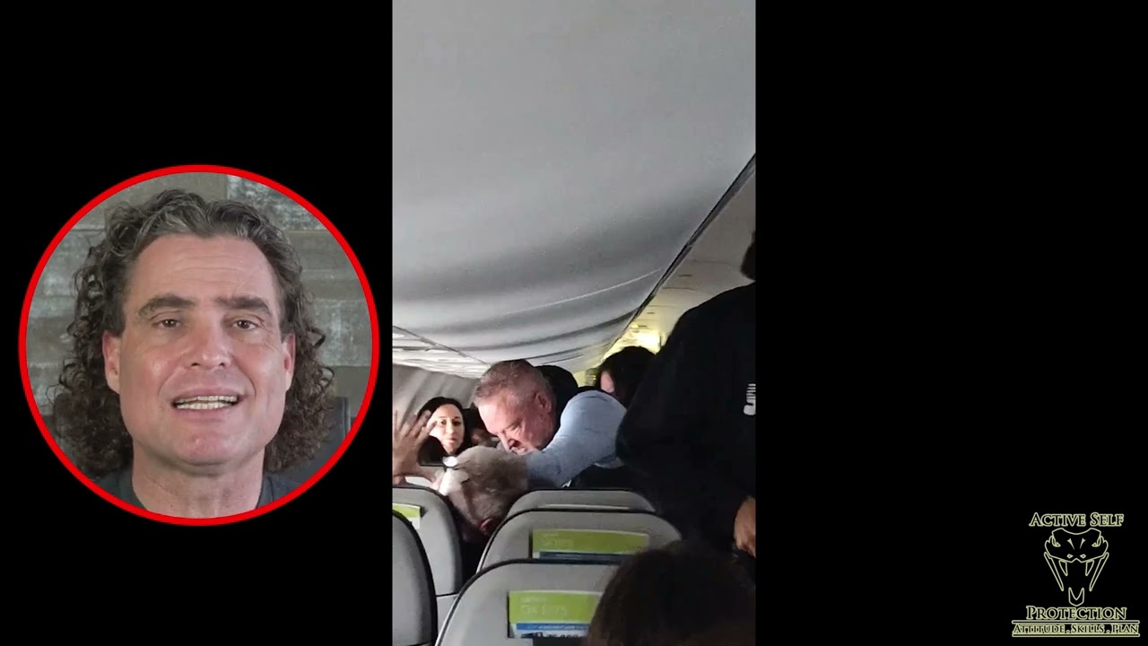 Flight Attendant Puts A Beating On Man Who Attacked A Fellow Passenger