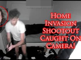 Home Invasion Caught on Camera Ends in Bedroom Shootout