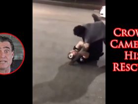 Perp Punching Cop Ends Up Taking A Beating From The Crowd!