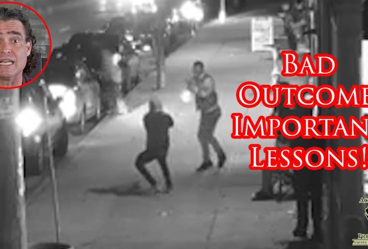 Robber Gets The Drop On Armed Defender