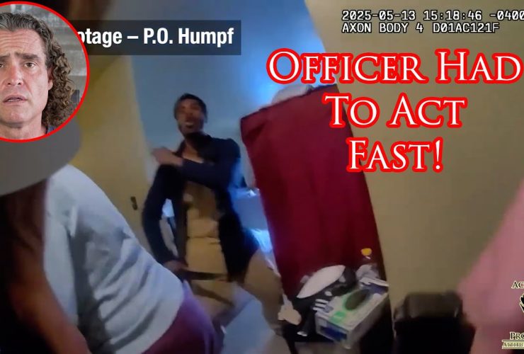 Officers Act Fast To Stop Angry Perp