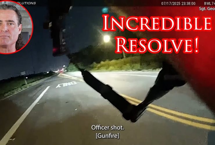 Houston Cop Shows Great Heart After Being Hit By Perp