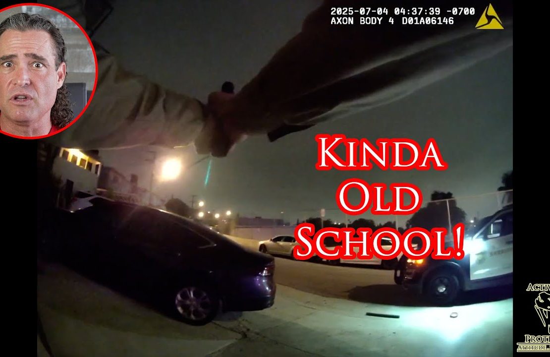Deputy Uses Rarely-Seen Laser Sight To Drop Perp!
