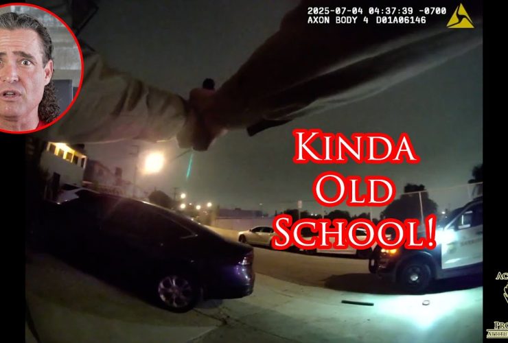 Deputy Uses Rarely-Seen Laser Sight To Drop Perp!