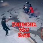Defender Wrecks Robber Who Telegraphed His Intentions