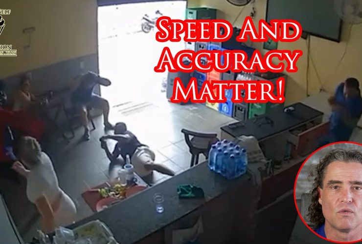Armed Defender Waits His Turn To Take Armed Robber Down