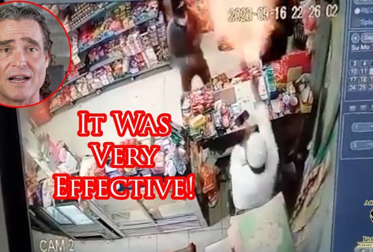 Defender Casts Fireball To Repel Armed Robbers