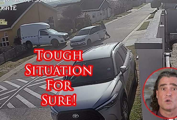 Delivery Driver Must Think Fast To Protect Himself From Carjackers