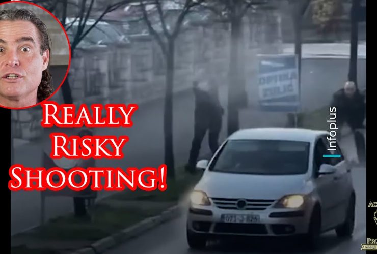 Robbery Turns Into Scary Gunfight For Bystanders! Robbery Turns Into Scary Gunfight For Bystanders!