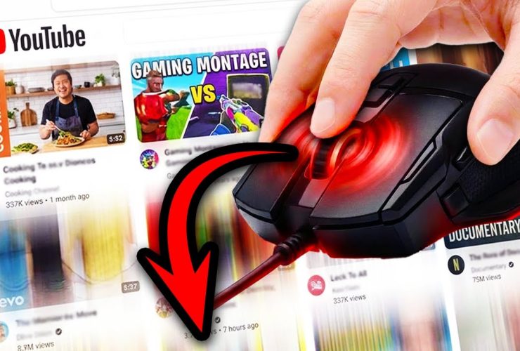 Scrolling to the BOTTOM OF The YouTube Homepage