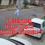 Motorcycle Robbery Attempt Stops When Defender Fights Back