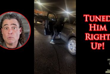 Mouthy Dude Gets an Instant Attitude Adjustment