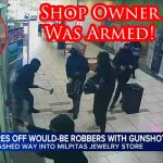 Jewelry Store Robbery Attempt Ends With Defensive Gunshot