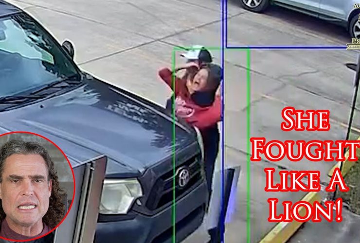 Brave Woman Fights To Break Free From Kidnapper