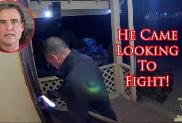 Small Town Cop Confronted By Angry Man With a Machete