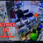 Clerk Waits His Turn To Wreck Armed Robbers