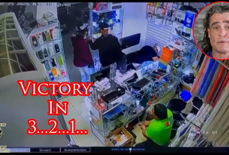 Clerk Waits His Turn To Wreck Armed Robbers